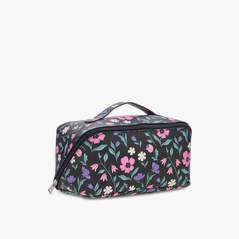 LIFESTYLE Floral Print Cosmetic Bag for Women - Image 2